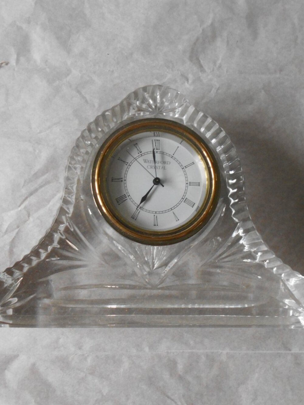 Clock- Waterford Crystal-Battery Op